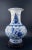 Chinese porcelain lotus flower haitangzun, a finely formed, begonia shape vase with a blue and white glazed exterior, and...