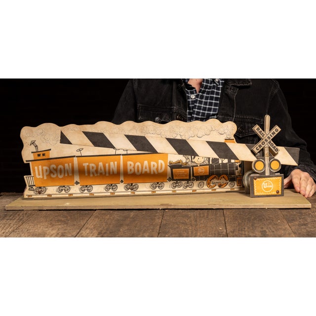 Mid-Century Modern Mid-Century Upson Train Board Mechanical Point-of-Sale Display For Sale - Image 3 of 8