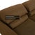 Cor Avalanche Fabric Two-Seater Brown Bronze Manual Function Sofa Couch For Sale - Image 11 of 17