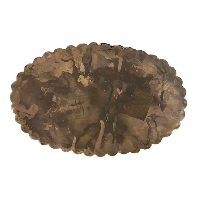 Metal Vintage Large Brass Faux Bamboo Footbath Style Cachepot / Cache Pot / Planter / Jardinere / Wine Cooler, in the Manner of Mottahedeh For Sale - Image 7 of 7