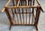 Charming Mid 20th-Century Four-Tier Decorative Tortoiseshell Rattan Storage Shelf For Sale - Image 9 of 17