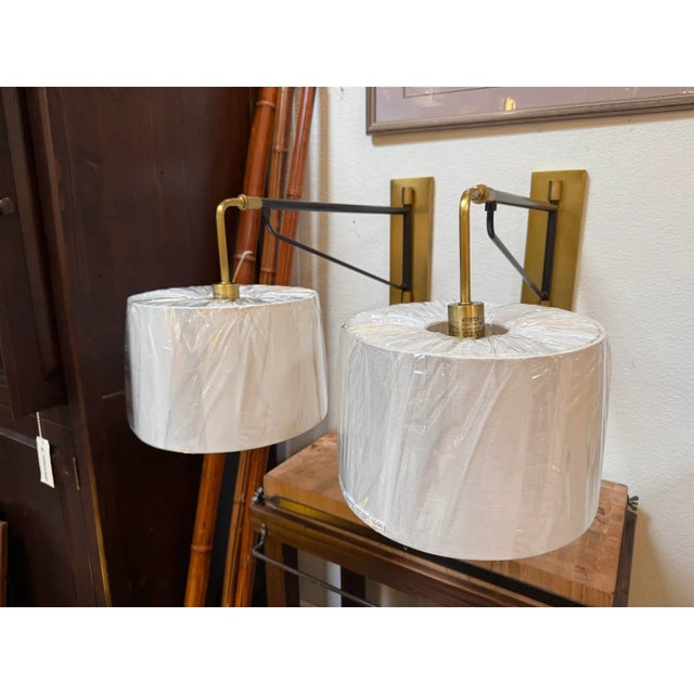 Arteriors Home Anthony Swivel Sconces, Pair For Sale In San Francisco - Image 6 of 13