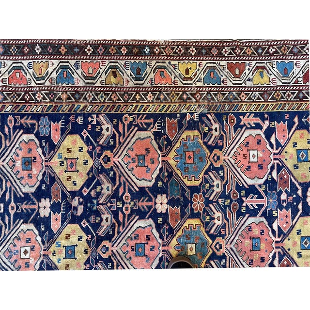 Late 19th Century A Sensational Antique Tribal Caucasian Kuba Rug For Sale - Image 5 of 9