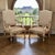 19th Century French Regence Giltwood Armchairs ~ Fauteuils are an exceptional example of the transitional style that...