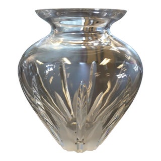 Late 20th Century Royal Doulton Crystal Vase For Sale