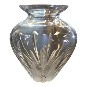 Late 20th Century Royal Doulton Crystal Vase