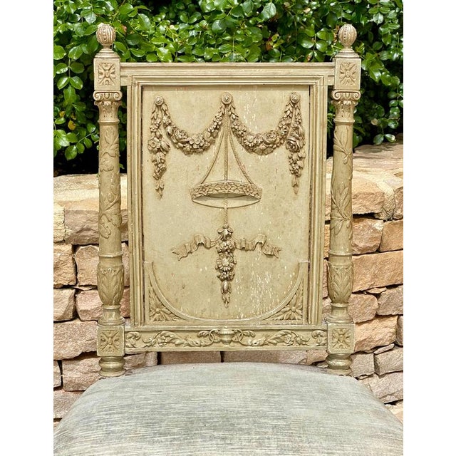 Small Louis XVI Side Chair For Sale - Image 5 of 18