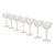 Vintage Regency Fidenza Crystal Champagne Glasses, 1980s, Set of 7 For Sale - Image 3 of 18