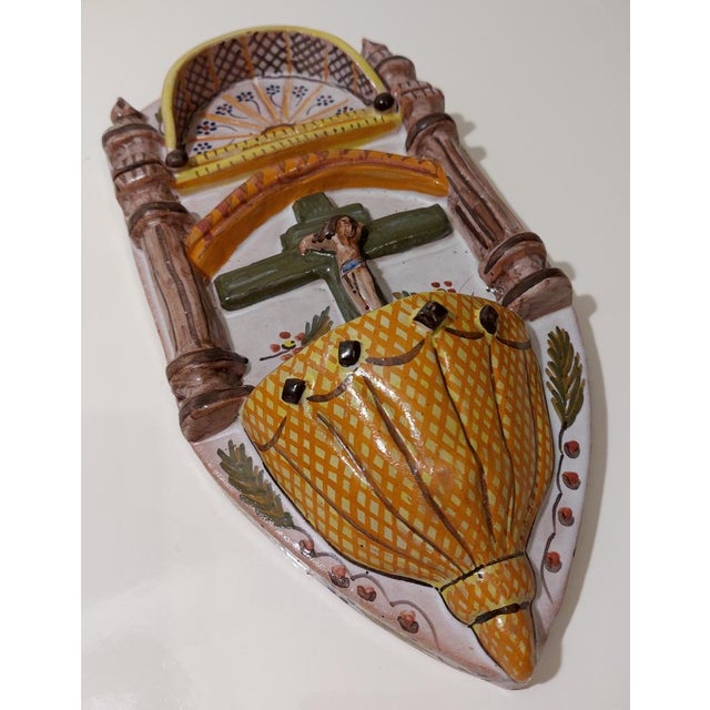 Baroque Coppola Montaña Holy Water Font, 1980 For Sale - Image 3 of 17