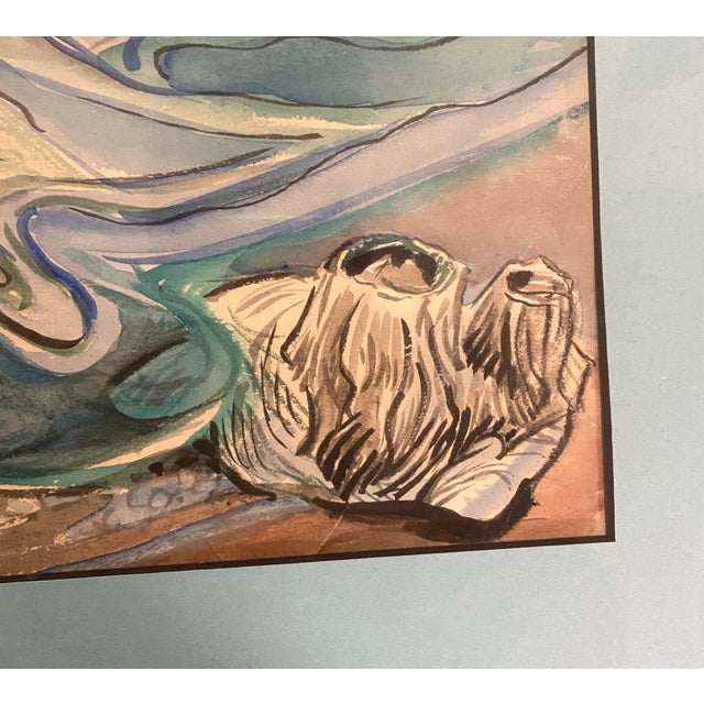 1950s Paul Morgan Gustin Seattle Pacific Northwest Signed Painting – Marine Still Life With Starfish For Sale - Image 10 of 12