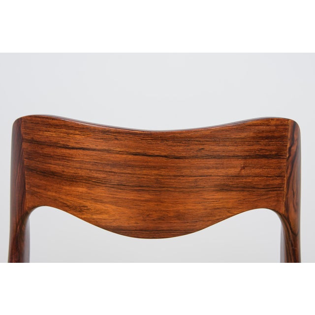 Mid-Century Model 71 Dining Chairs in Rosewood by Niels Moller from J.L. Møllers, 1960s, Set of 4 For Sale - Image 13 of 18