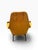 Yellow Adrian Pearsall High-Back Lounge Chair | Sculpted Walnut Base & Arm Caps | New Golden Yellow Upholstery | C. 1960s For Sale - Image 8 of 15