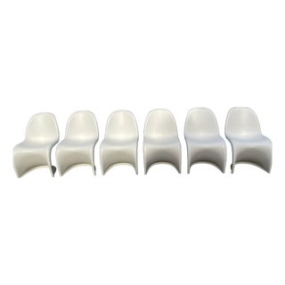 Vintage Chairs by Verner Panton for Vitra, 2000s, Set of 6 For Sale
