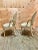 Traditional Pair George III Open Arm Chairs in C. 1970's Fortuny For Sale - Image 3 of 12