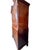 Early 19th Century American linen press butler's cabinet and desk crafted of mahogany and Chippendale-style. The top...