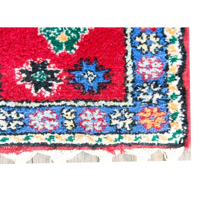 Vintage Petite Moroccan Rug For Sale - Image 12 of 15