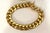 Metal Vintage 14 Karat Yellow Gold 33.4Gm Cuban link Bracelet Unisex, 7.75 INCH For Sale - Image 7 of 18