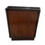Pair of Two Toned Art Deco Cherry Wood & Lacquer Bedside Tables W/ Stepped Top For Sale - Image 11 of 12