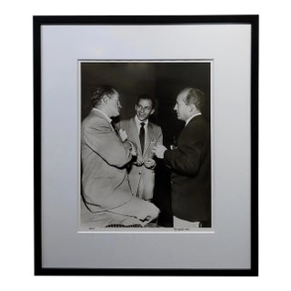 Frank Sinatra Bob Hope & Bing Crosby 1949 Signed Photograph by Murray Garrett For Sale