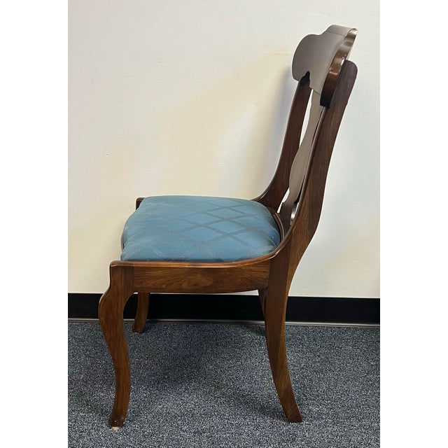 Wood Pennsylvania House Cherry Empire Style Dining Chairs - Set of Four For Sale - Image 7 of 11