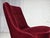 Danish Armchair in Red Furniture Velour and Beech Wood Legs, 1960s For Sale - Image 11 of 18