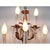 Nine-Light Gilded Iron and Crystal Wall Lamp, 1960s For Sale - Image 4 of 7