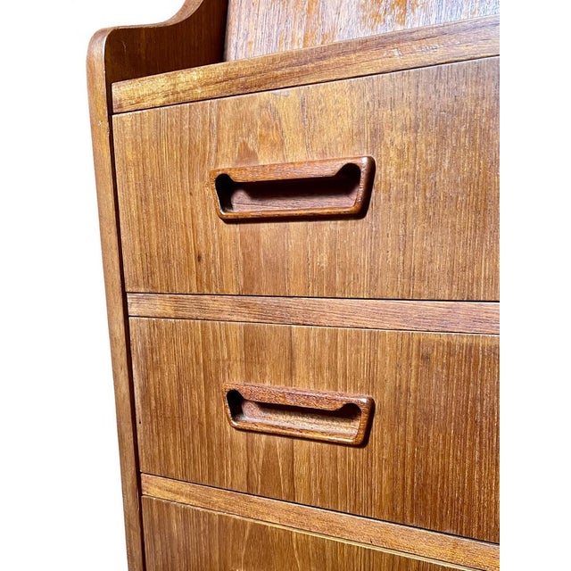 Mid-Century Modern Teak Writing Desk by Gunnar Nielsen Tibergaard, 1960s For Sale - Image 9 of 10