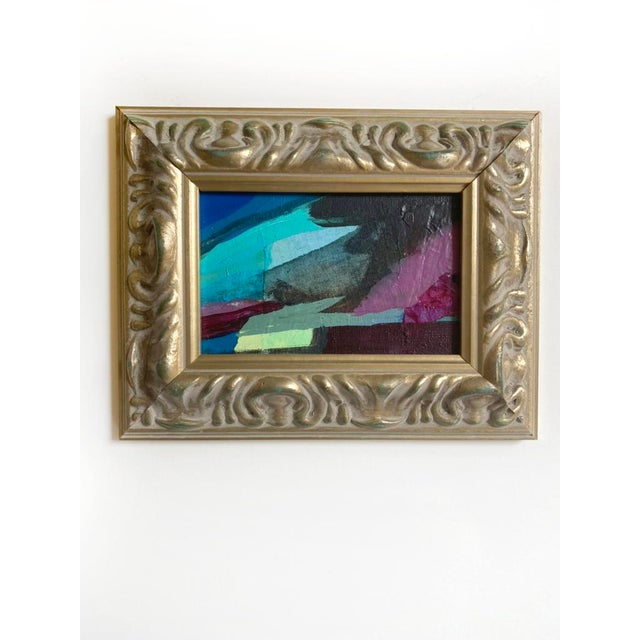"Northern Lights" Painting Pair by Jessalin Beutler For Sale - Image 4 of 5