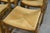 Oak Chairs with Straw Seats in the style of Guillerme et Chambron, 1950s, Set of 6 For Sale - Image 14 of 15