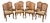 Set of 8 Baker Louis XV Walnut Cane Back Dining Chairs For Sale