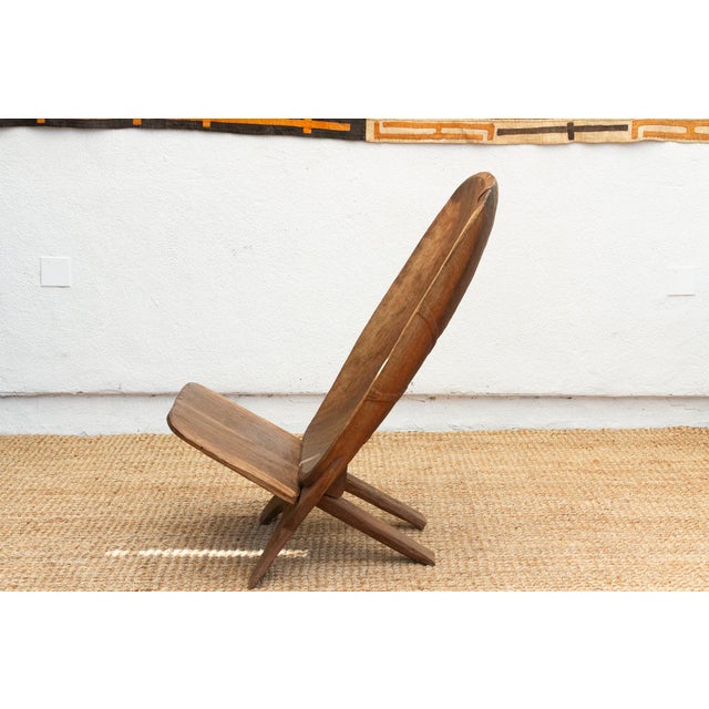 Large African Stargazer Safari Chair For Sale - Image 4 of 10