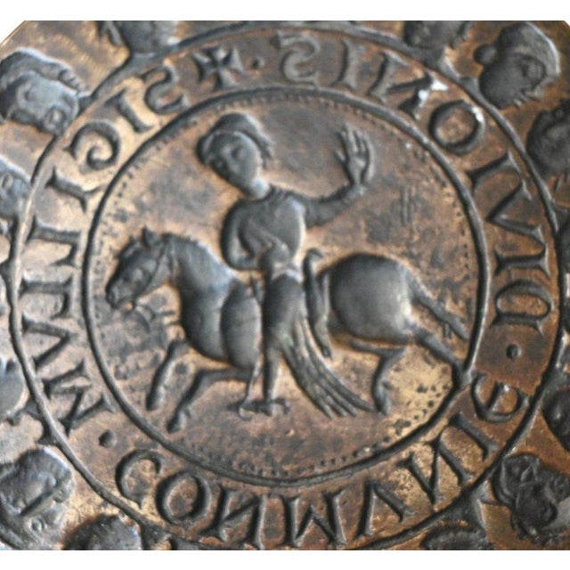 Period: 19th century style: renaissance, louis 13th condition: good condition material: bronze diameter: 8 cm reference:...