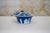 Antique Early 20th Century Wedgwood Dark Blue Jasperware Violet Pot, Potpourri Incense Burner For Sale - Image 13 of 18