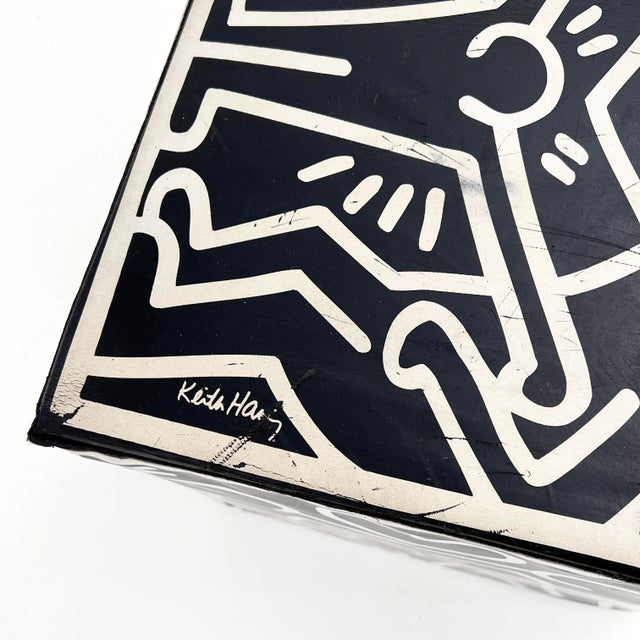 Postmodern Keith Haring Stool from Creativando, 1990s For Sale - Image 3 of 8