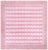 Doris Leslie Blau Mid-Century Indian Dhurrie Pink Flatweave Cotton Rug Greek Key For Sale
