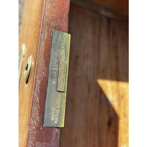 Brass Bound and Mahogany Campaign Chest from Ross & Co For Sale - Image 12 of 18