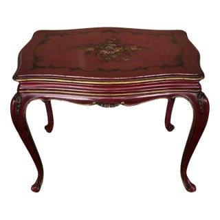 Neoclassical Italian Table in Walnut, 1950s For Sale