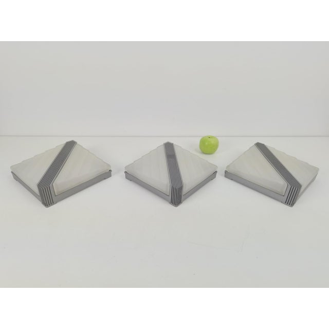 1980s Vintage Wall Lamps from Fratelli Martini, Italy, 1980, Set of 3 For Sale - Image 5 of 13