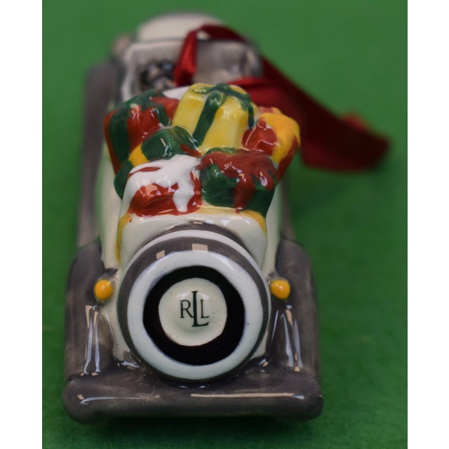 Box Set X 3 Ralph Lauren Ceramic Classic Roadsters Christmas Ornaments (New W/ Tartan Box) For Sale - Image 4 of 14