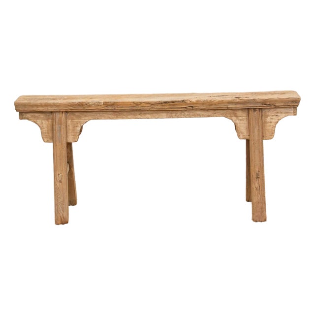 48" Long Wooden Bench With Authentic Charm For Sale