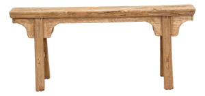 48" Long Wooden Bench With Authentic Charm
