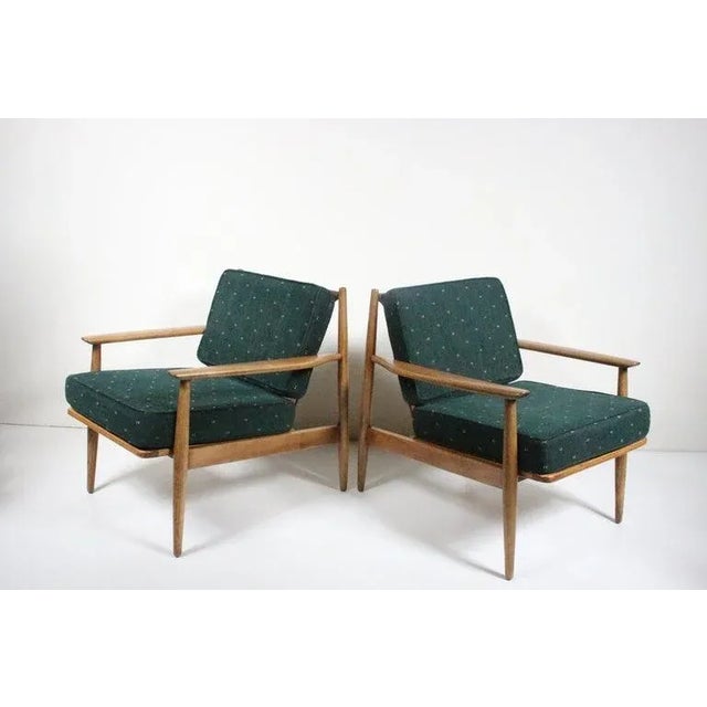 Mid-Century Modern Danish Modern Viko Baumritter Walnut Lounge Chairs, 1950s - a Pair For Sale - Image 3 of 13