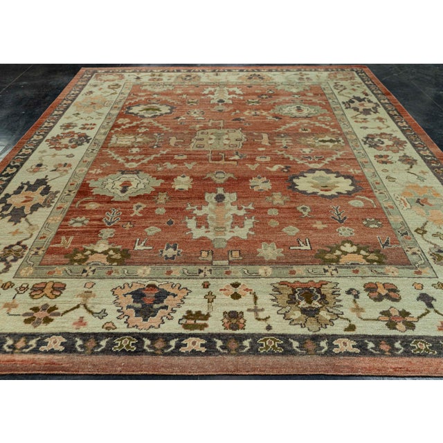 Turkish Oushak Old Wool Rug 9'3" x 11'11" #30136 Explore a curated collection of hallway runners, wool rugs, and handmade...