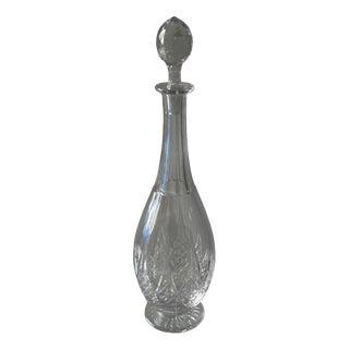 Crystal Apron Wine Decanter from Baccarat, 1936 For Sale