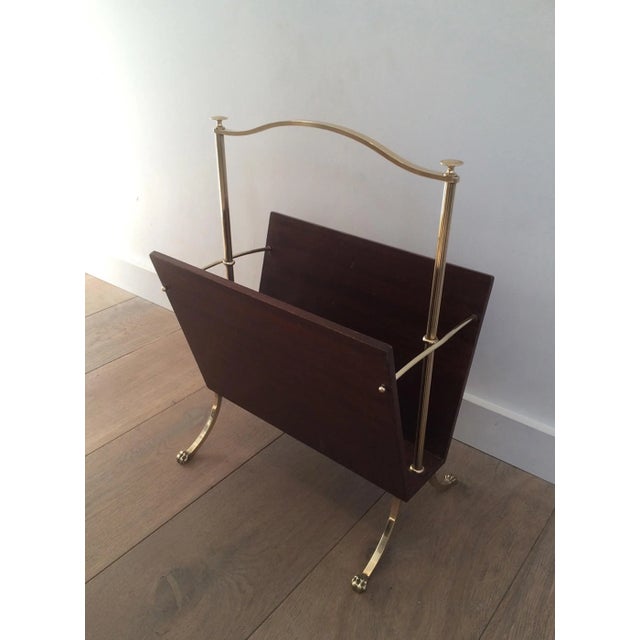 Maison Jansen, Magazine Rack with Claw Feet, Circa 1940 For Sale - Image 6 of 13