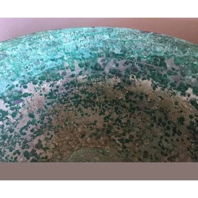 This fine antique bronze Chinese large bowl found from Shipwreck Beautiful shape and shows oxidation throughout surface...