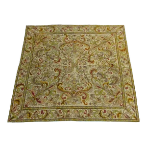 Early 20th Century Antique British Needlework Rug