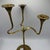Large Three-Light Candlestick in Brass by Kurt Jesch for Fratelli Tonini, Italy, 1960s For Sale - Image 4 of 16