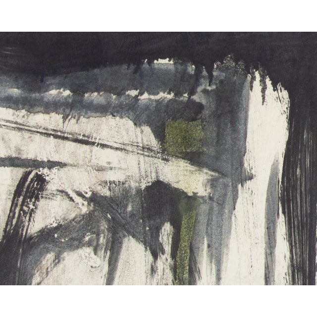 Signed 1965 “Rocks” Abstract Monoprint by Joan Farrar For Sale - Image 4 of 9