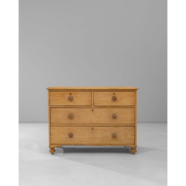19th Century English Wooden Chest Of Drawers For Sale - Image 16 of 18